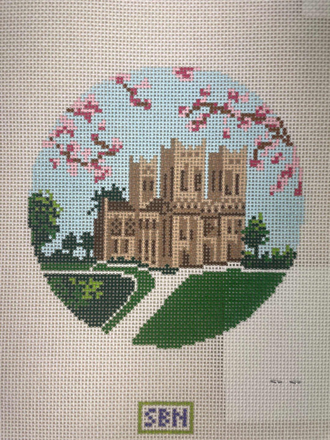 * Susan Battle X56 Washington National Cathedral with Cherry Blossom Ornament