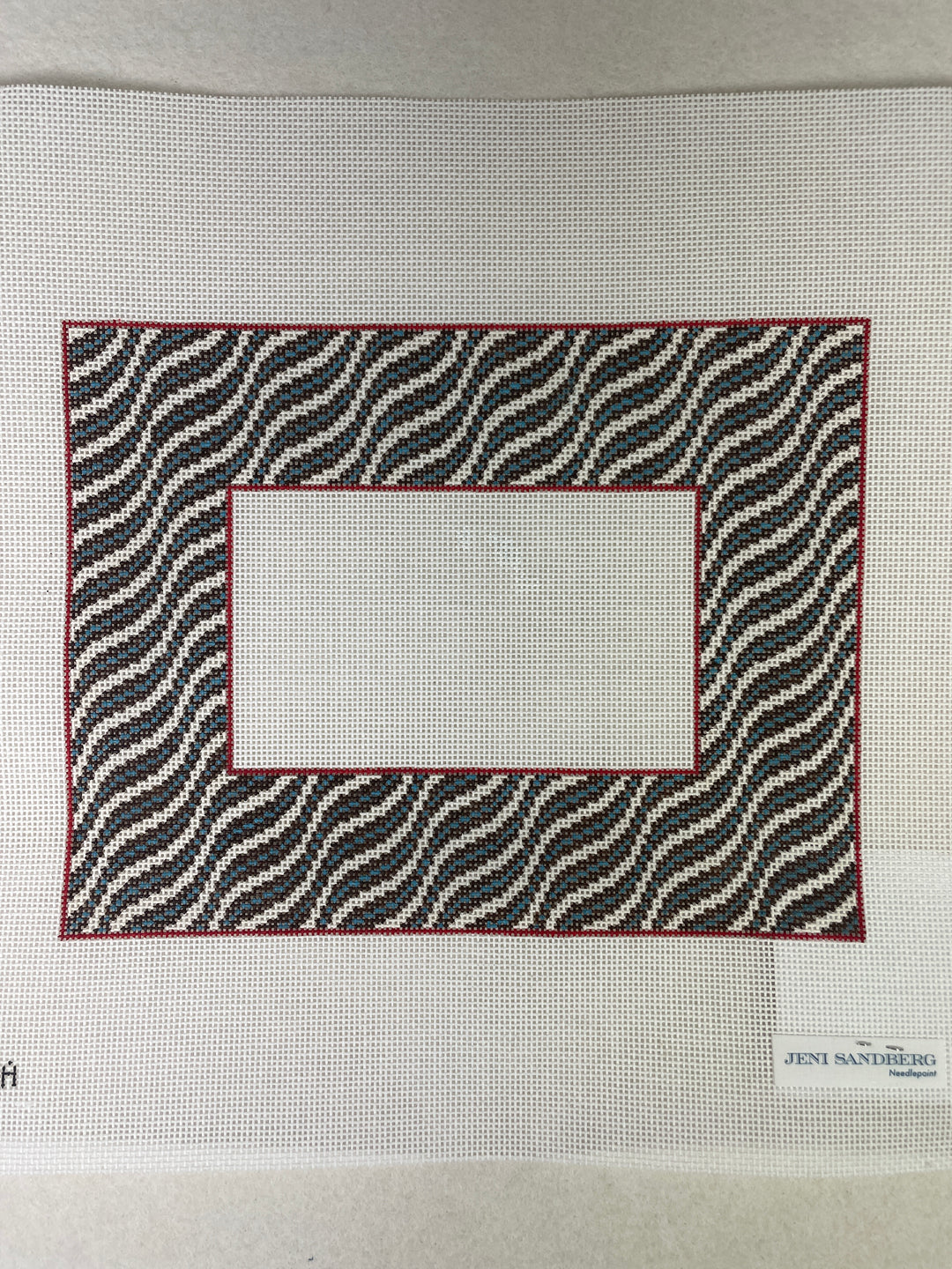 * Jeni Sandberg JS121A Ripple Frame Needlepoint Canvas (5x3 Opening)