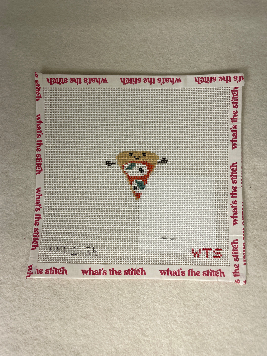 * What's the Stitch Needlepoint WTS34 / Mini Pizza
