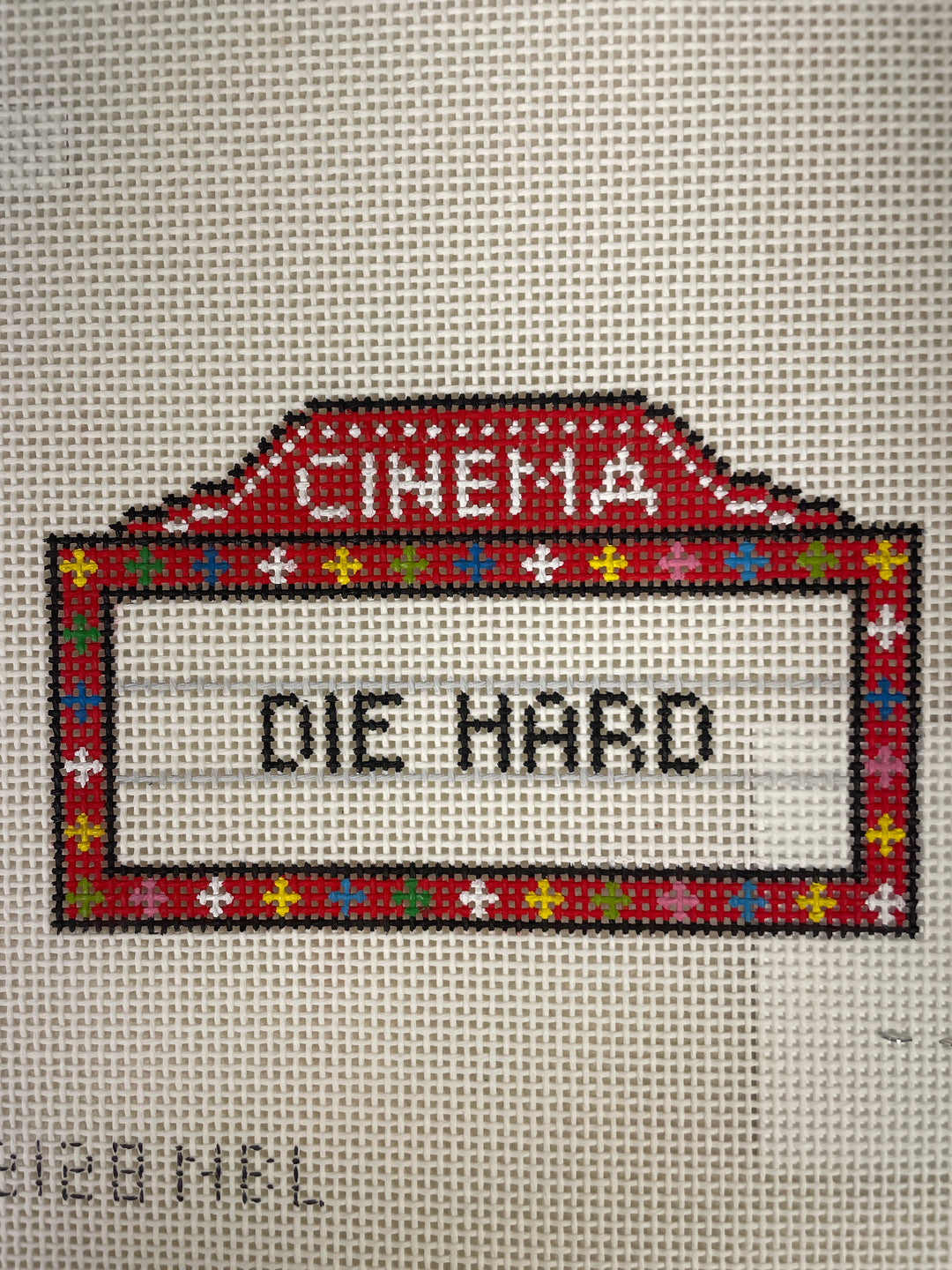 * Blue Waters Needlepoint / Needlepoint by Laura 2128 Marquee- Die Hard
