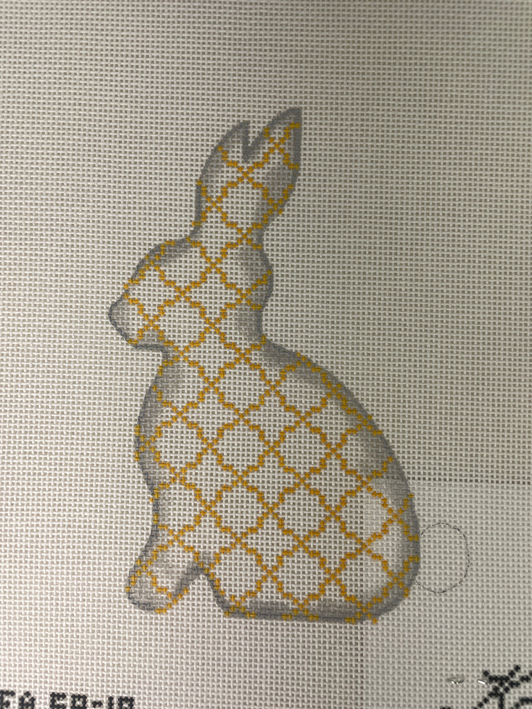 * Kelly Clark Needlepoint KEA59 Lemon Quatrefoil Standing