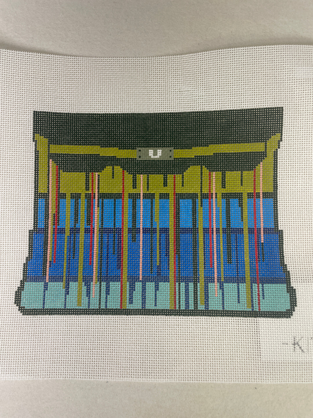 K.T.G. Needlepoint K41 Paint Drying Birkin