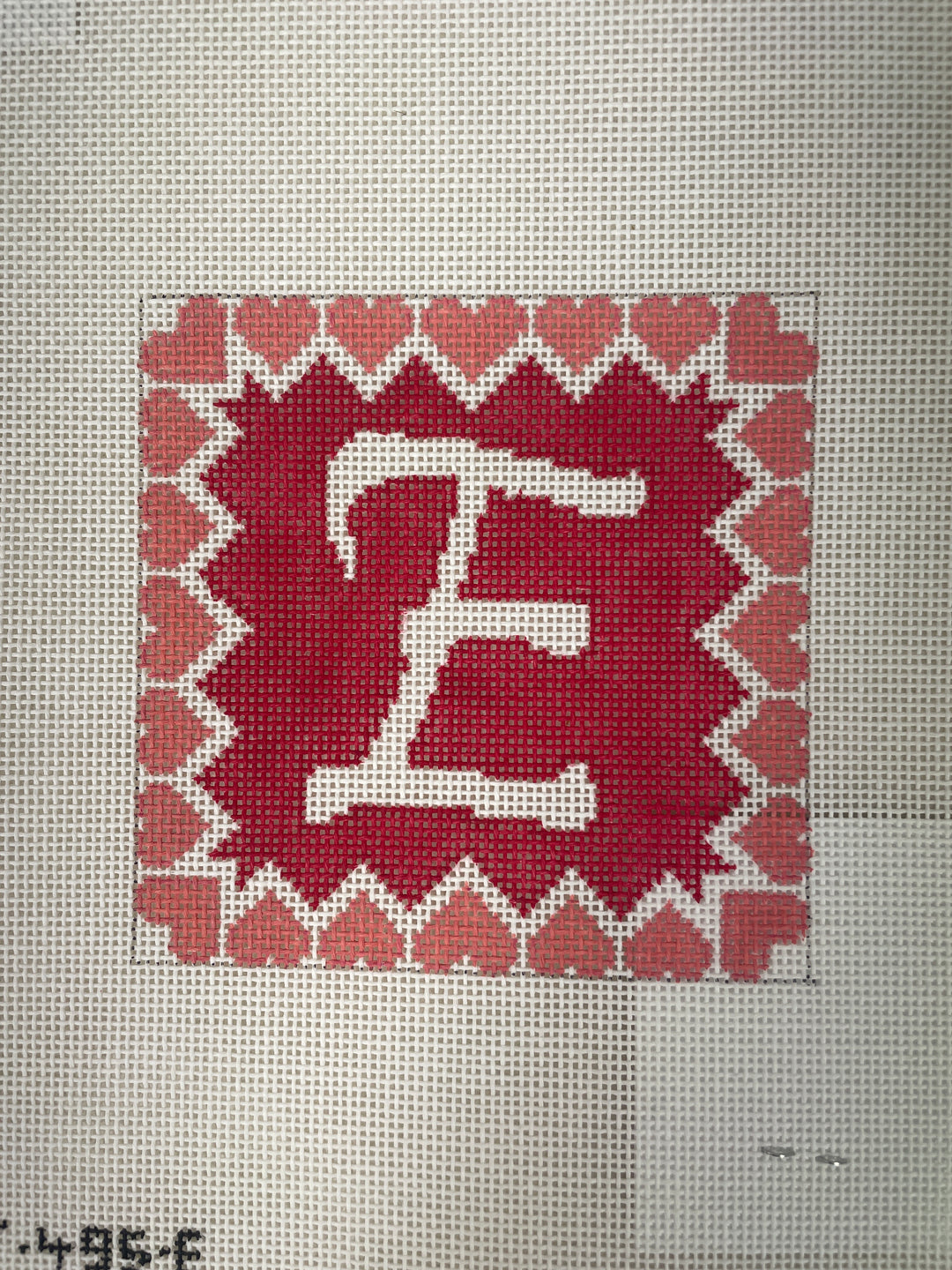 A Stitch in Time 495E Letter "E" Coaster