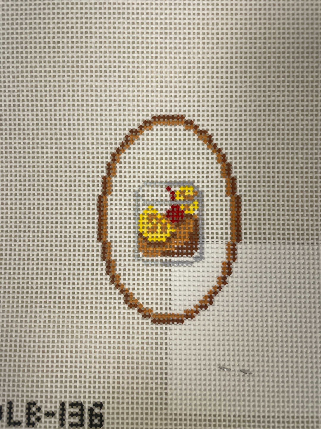 The Painted Stitch/ DBL Needlepoint 136 Mini Old Fashioned