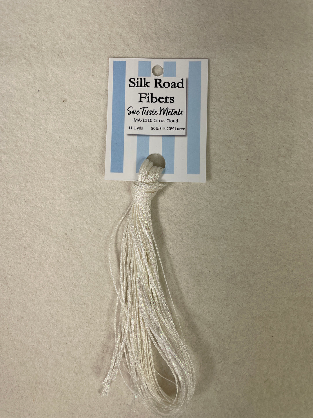 Silk Road Fibers Soie Tissee Metals - MA-1110 Cirrus Cloud