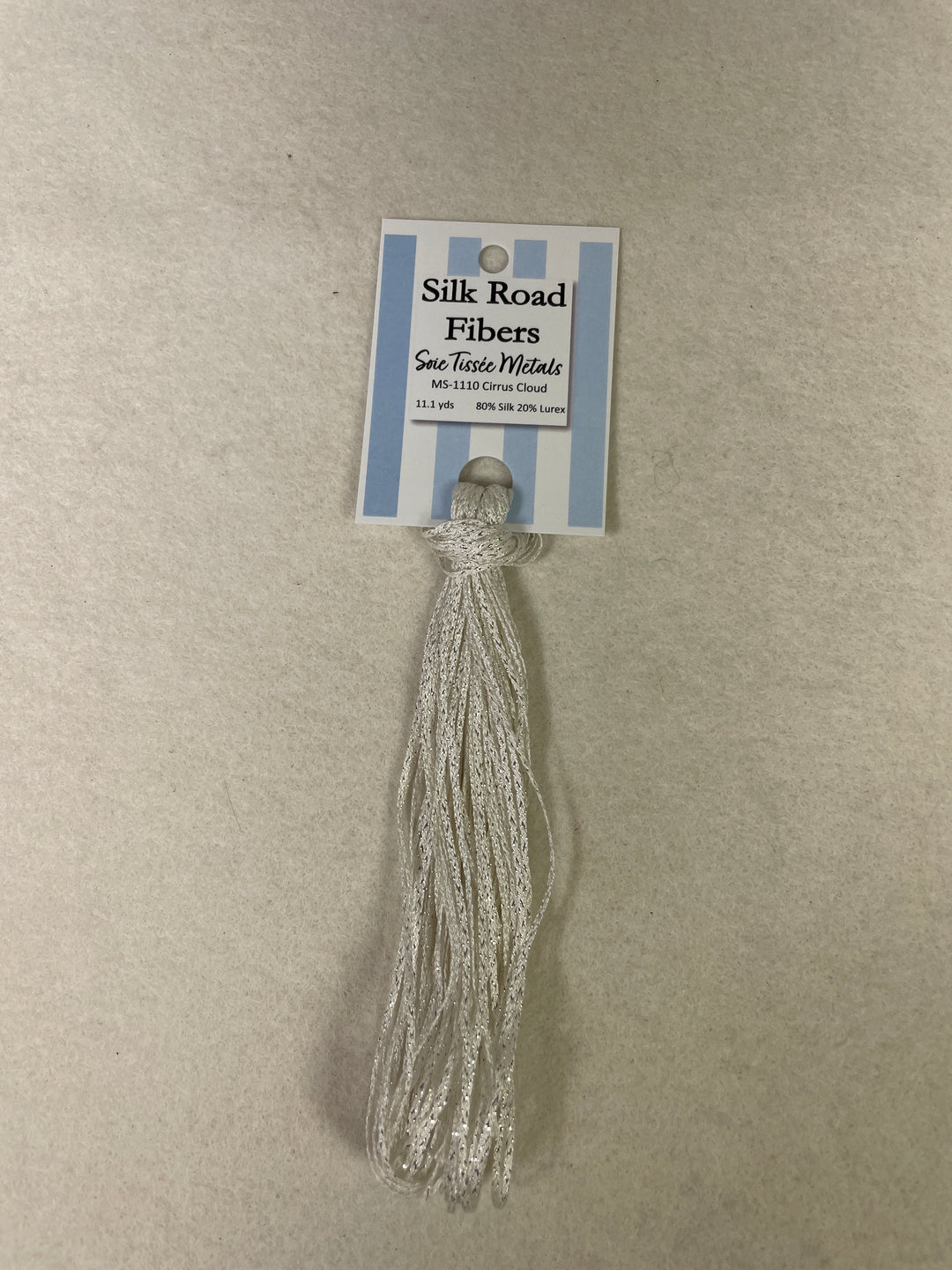 Silk Road Fibers Soie Tissee Metals - MS-1110 Cirrus Cloud