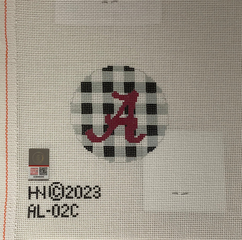 * Hedgehog Needlepoint Alabama Round