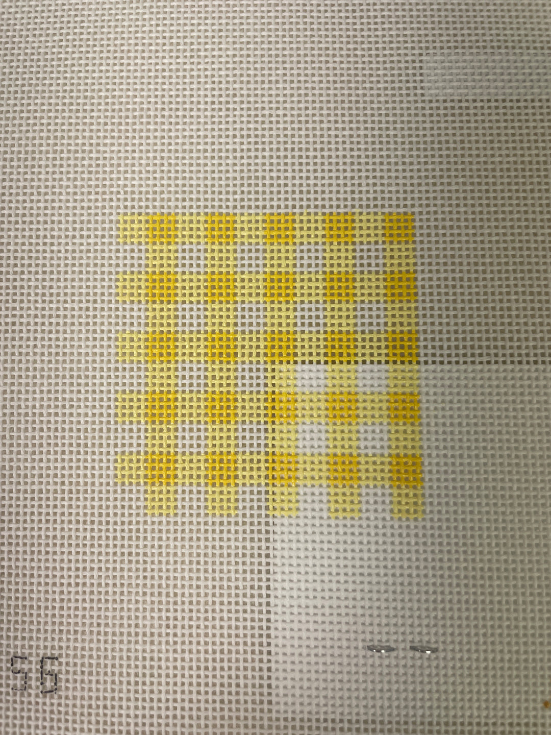 Evergreen Needlepoint CC56 Yellow Gingham Cozy Insert