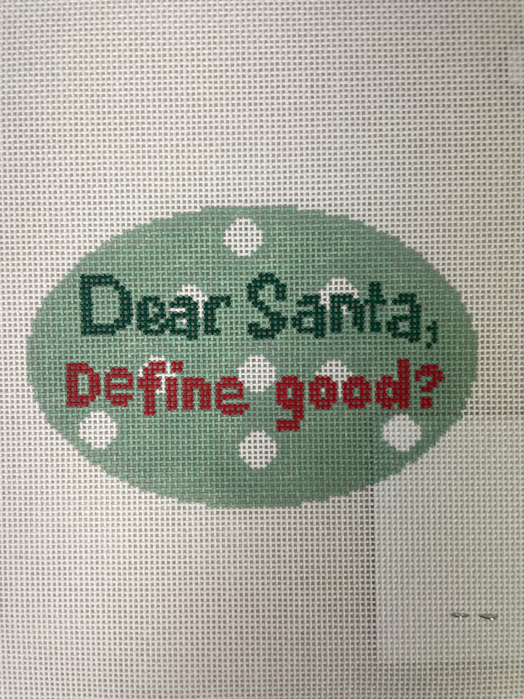 * Cabell Stitchery CS49 Dear Santa, Define Good?