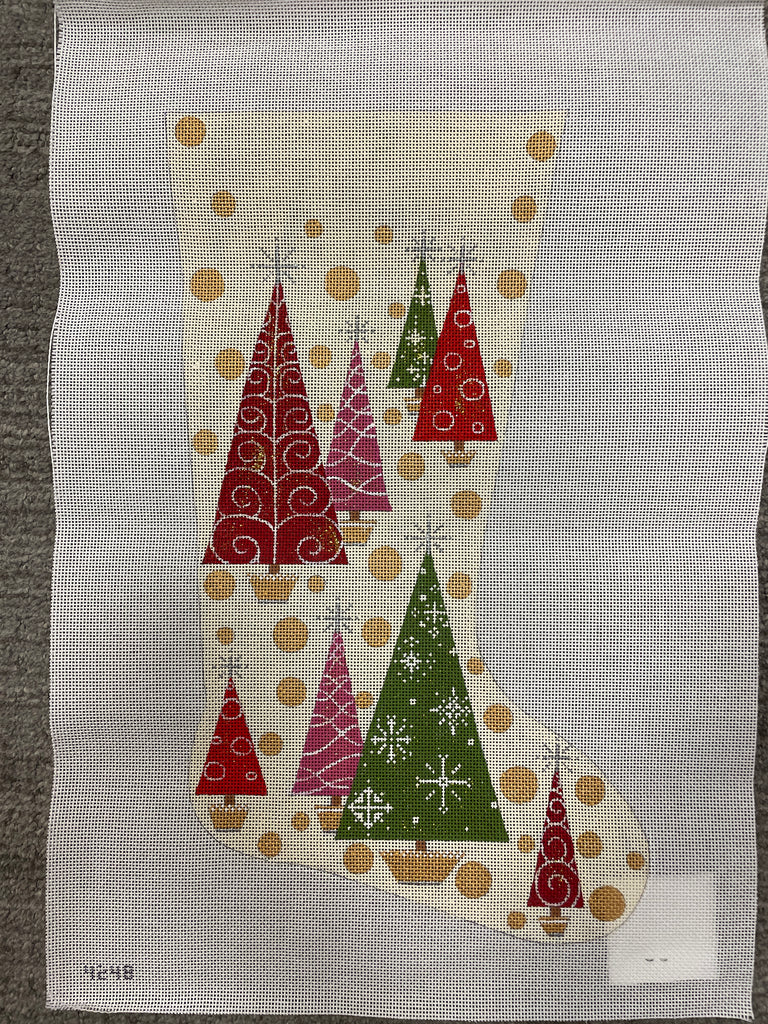 Alice Peterson 4248 Christmas Tree's and Polka Dots