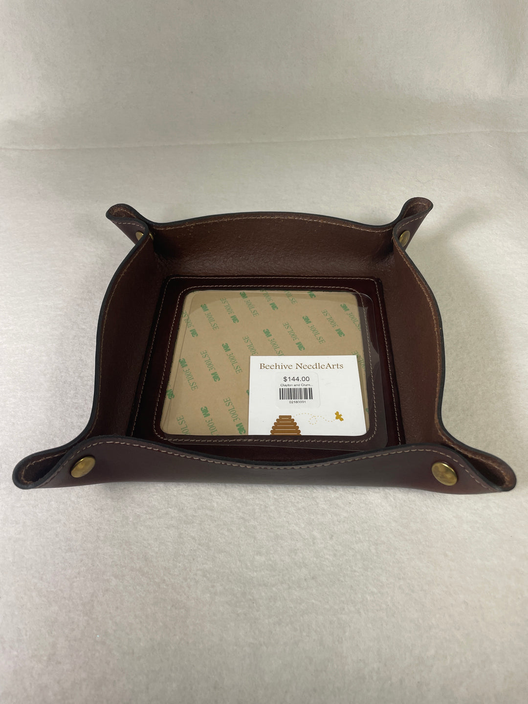Clayton and Crume Leather Valet- Dark Brown