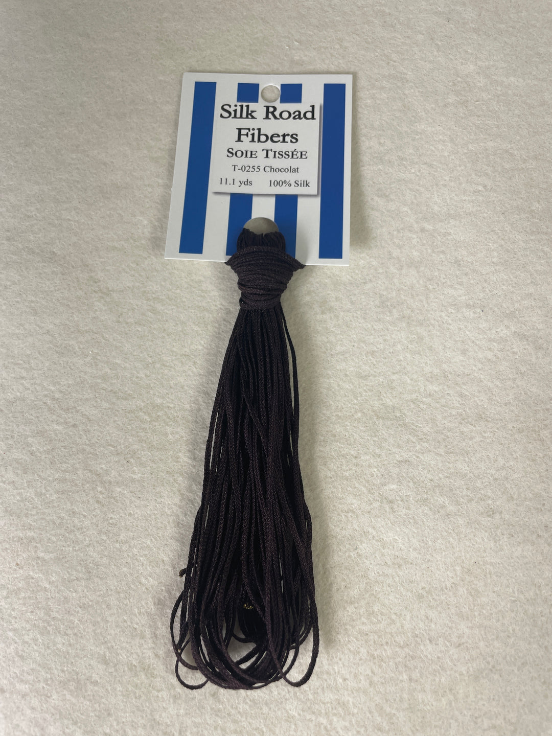 Silk Road Fibers T-0255 Chocolat Soie Tissee