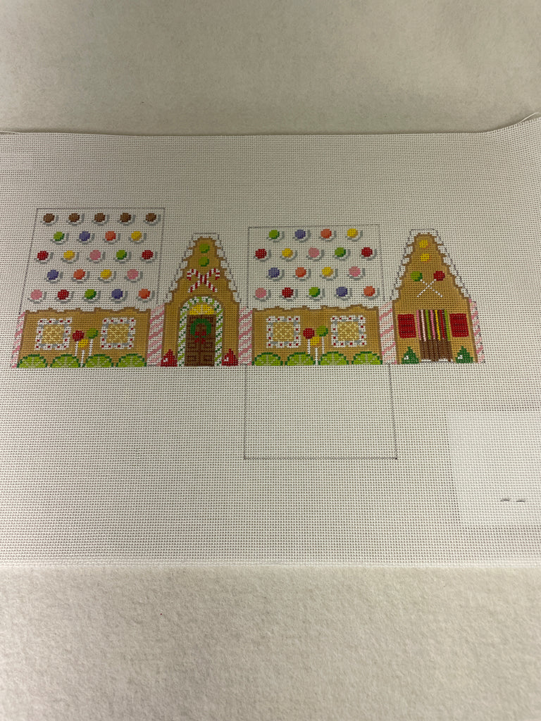 * Susan Roberts Needlepoint 5247-18 Skittles and Lime Slices Gingerbread House
