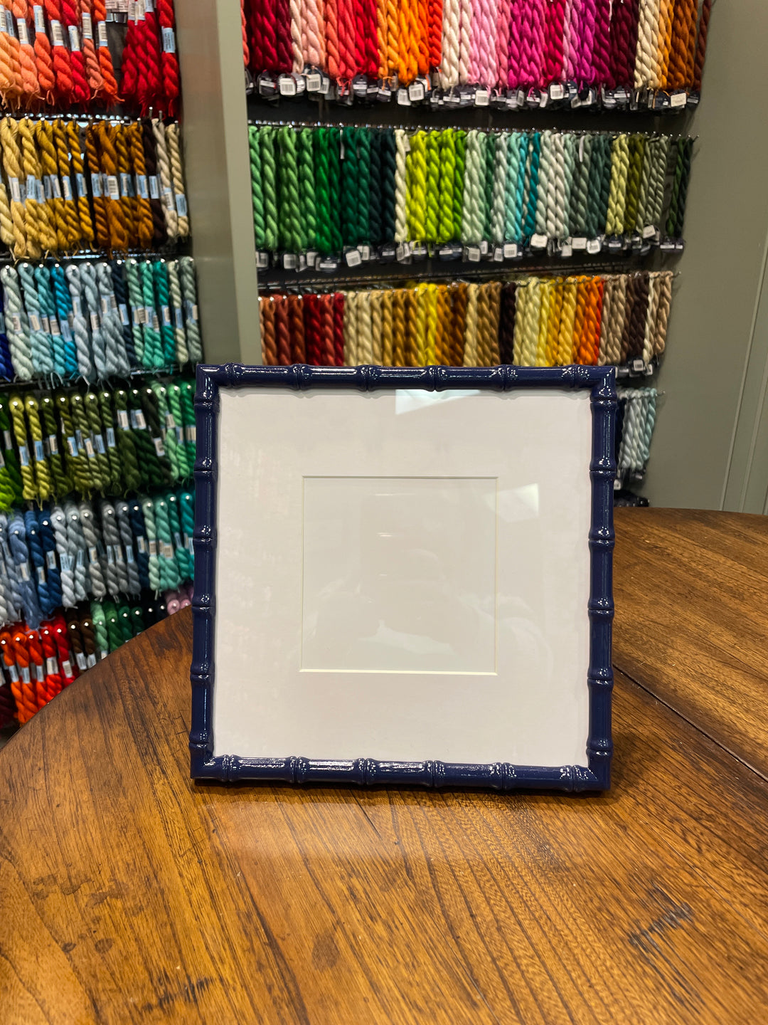 * Morgan Julia Designs Bamboo Frame- Navy