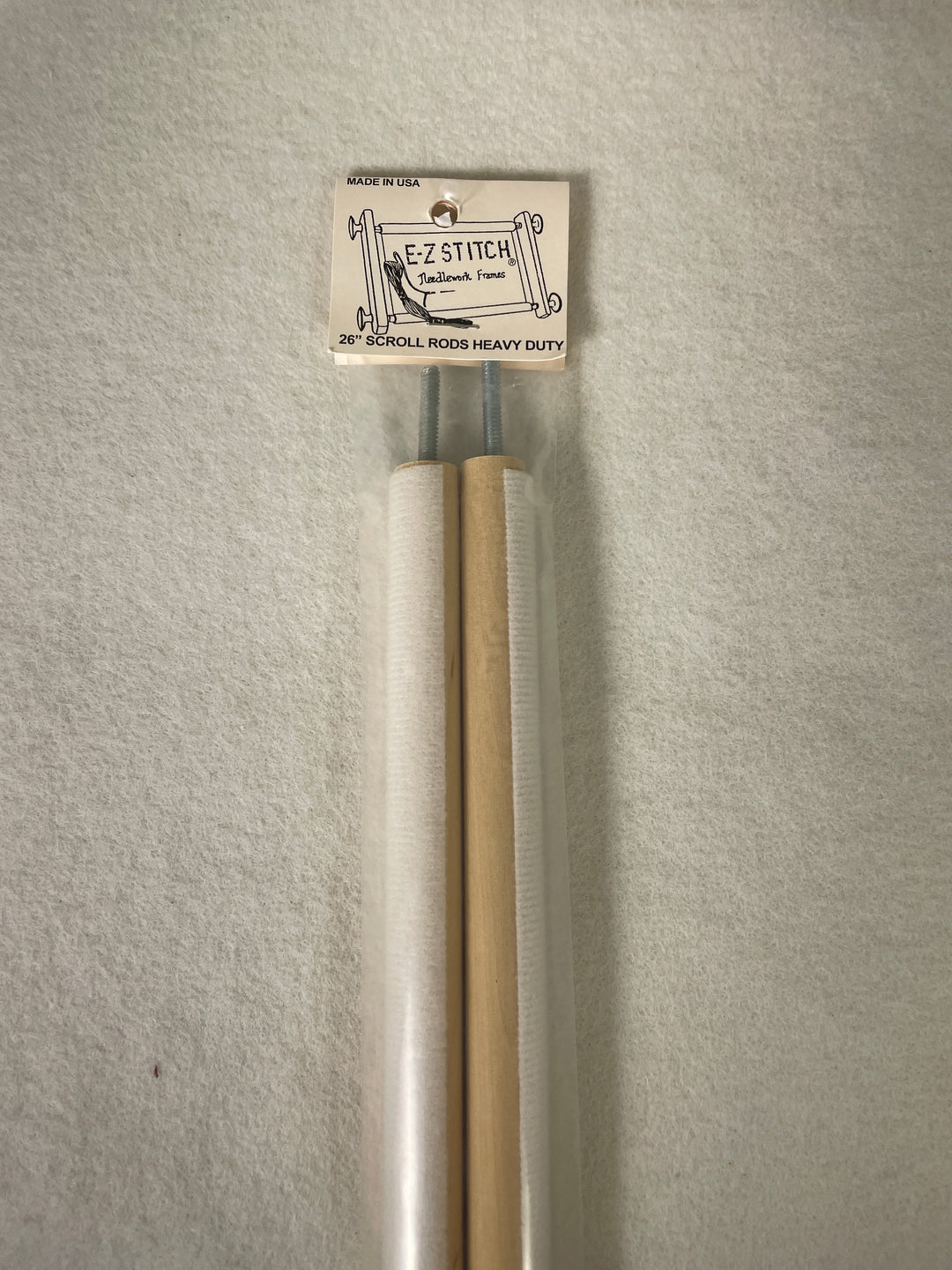 EZ stitch Scroll Rods 26in