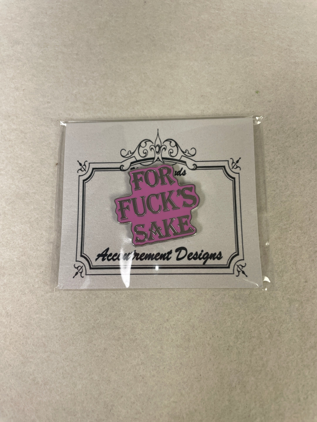 Accoutrement Designs- For F@ck's Sake Needleminder- pink