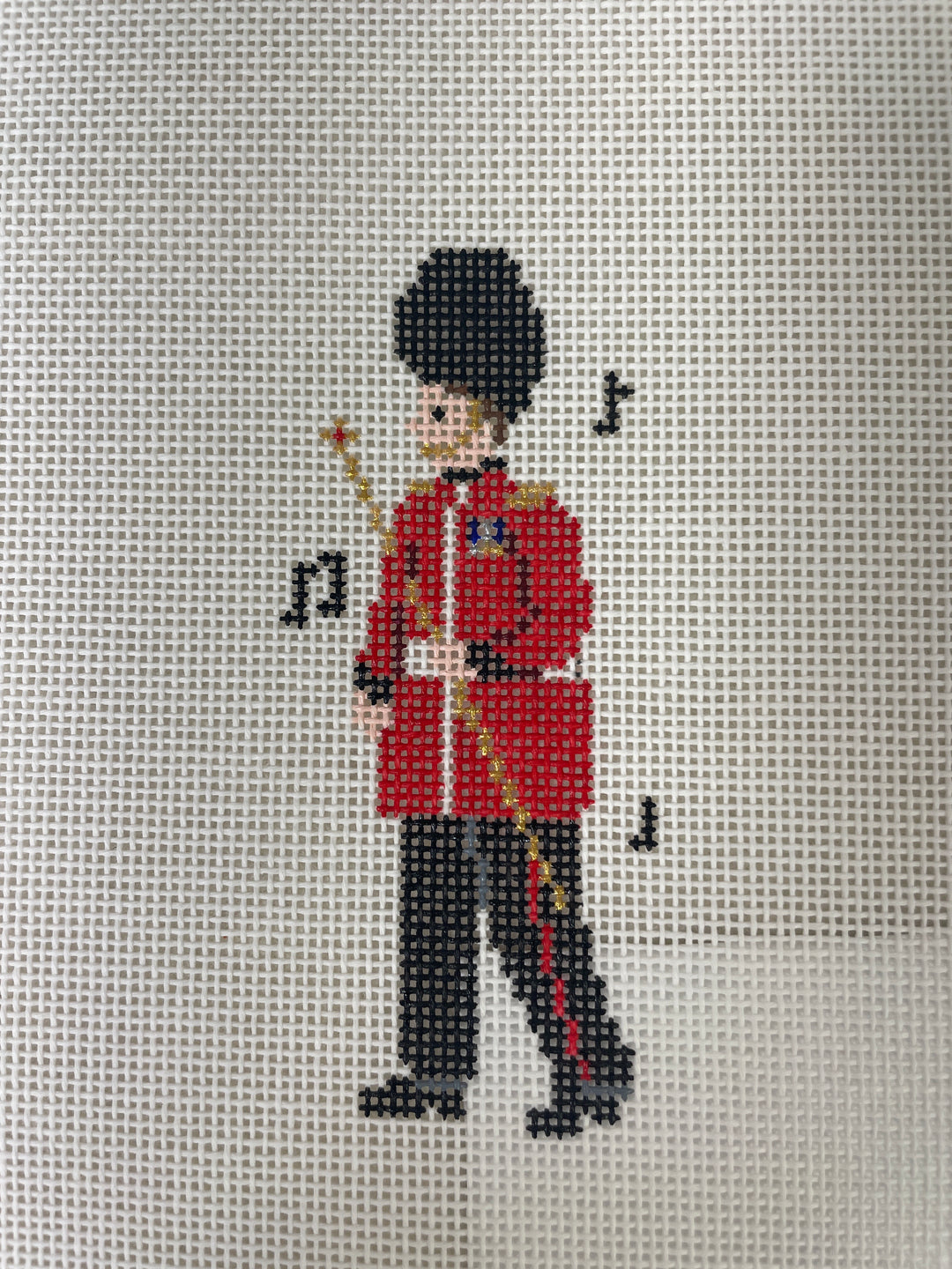 * Stitch Style SS189A London Guard Needlepoint Canvas- Conductor