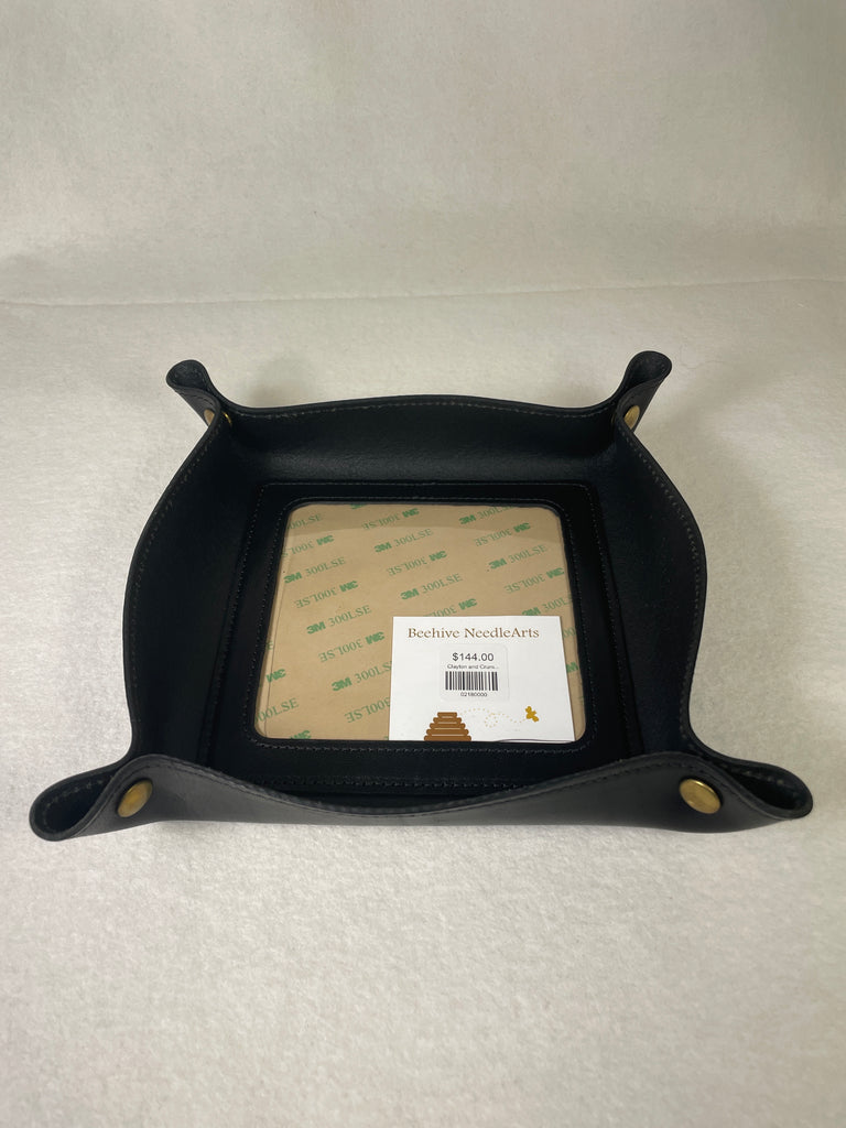 Clayton and Crume Leather Valet- Black