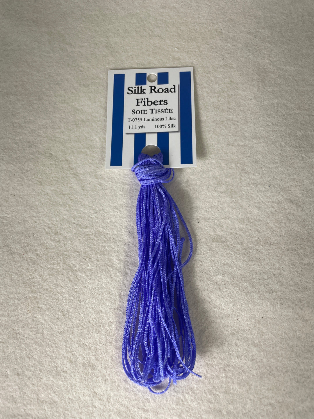 Silk Road Fibers T-0755 Luminous Lilac Soie Tissee