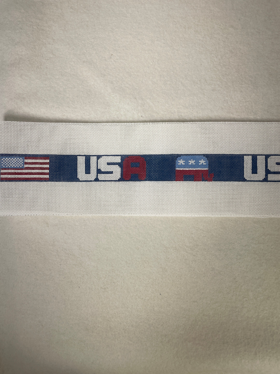 *Elm Tree Needlepoint Designs B590 Patriotic- Republican Belt