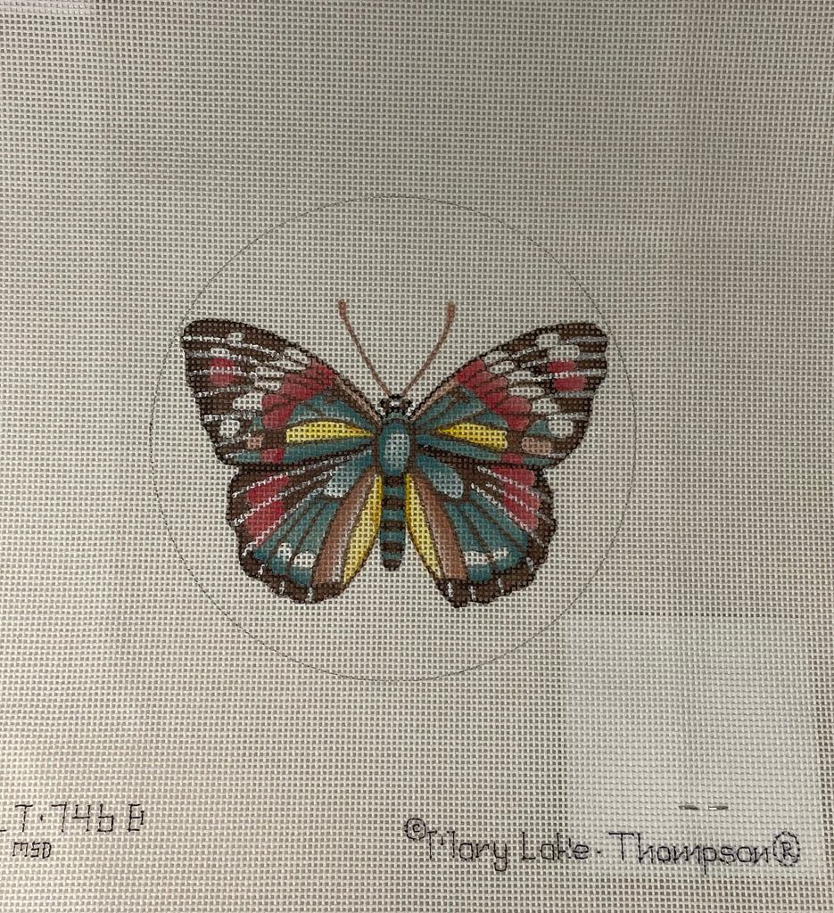 * Melissa Shirley MLT746B Pink/ Turquois Butterfly Ornament