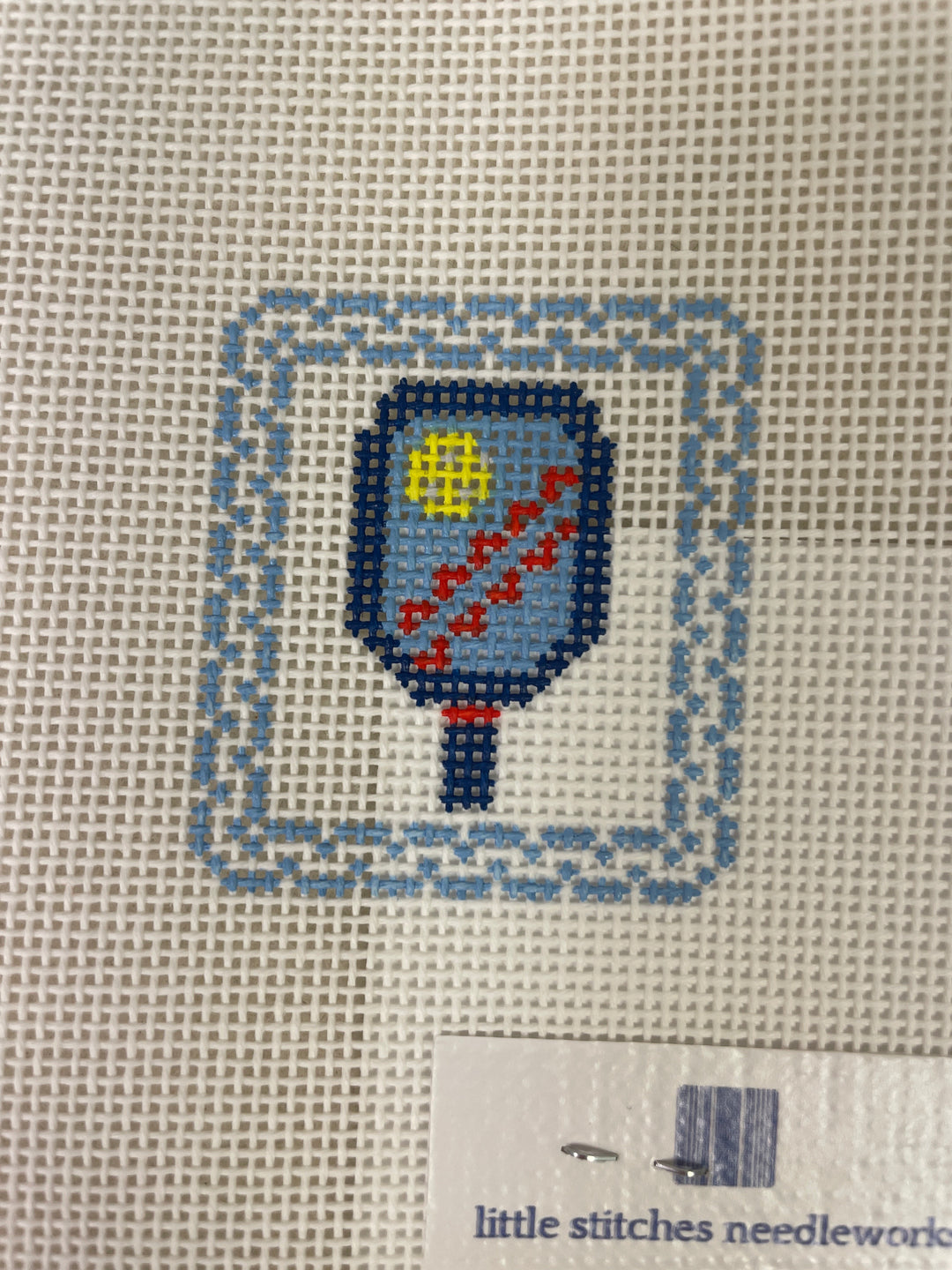 little stitches needleworks- Pickleball Patch