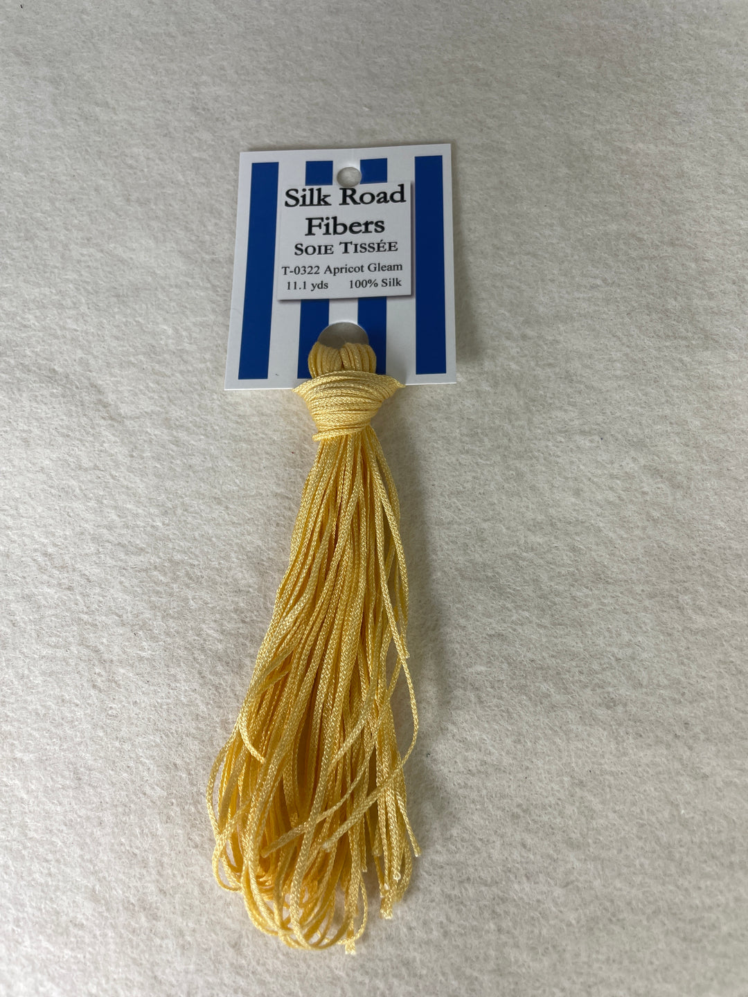 Silk Road Fibers T-0322 Apricot Gleam Soie Tissee