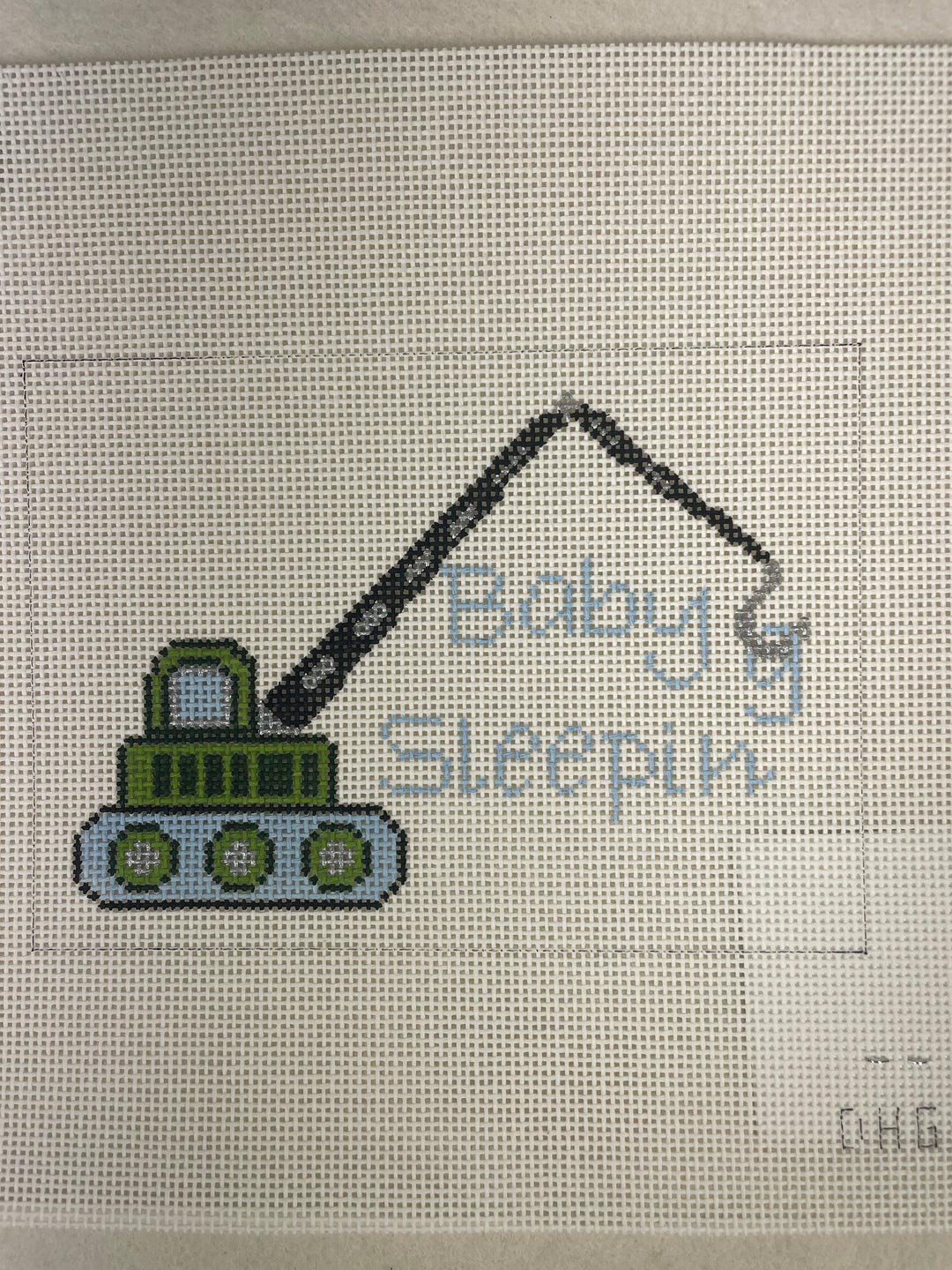 * J. Childs Designs DHG237 Baby Sleeping with Crane