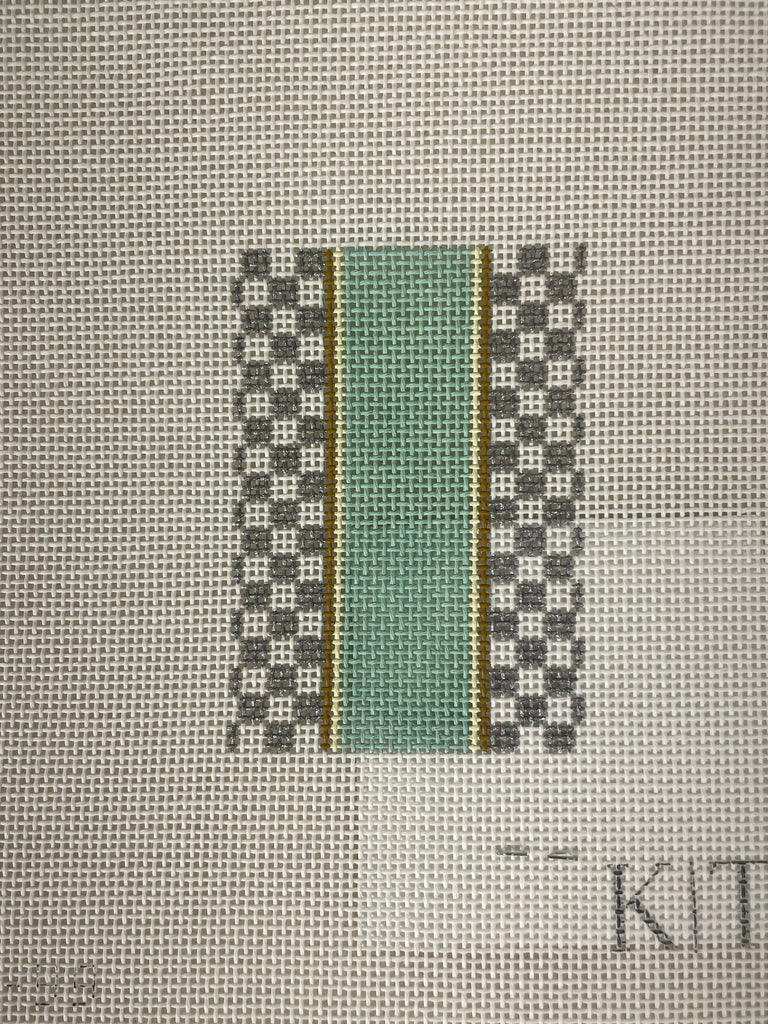 K.T.G. Needlepoint K99 White Check Tag