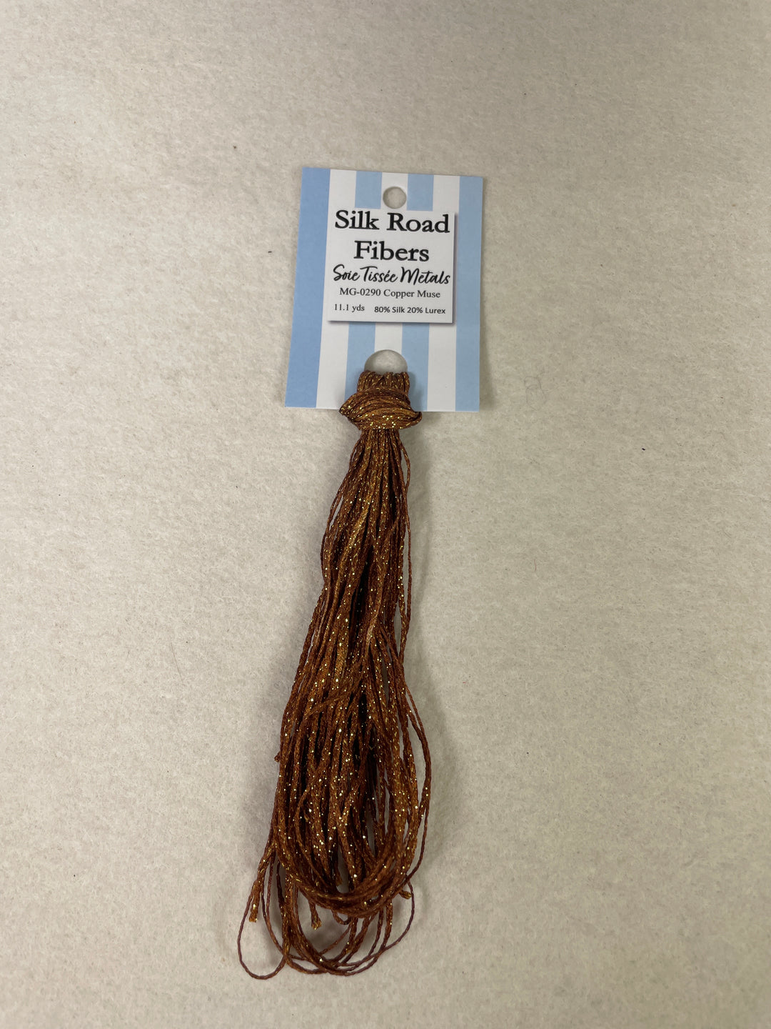 Silk Road Fibers Soie Tissee Metals - MG-0290 Copper Muse