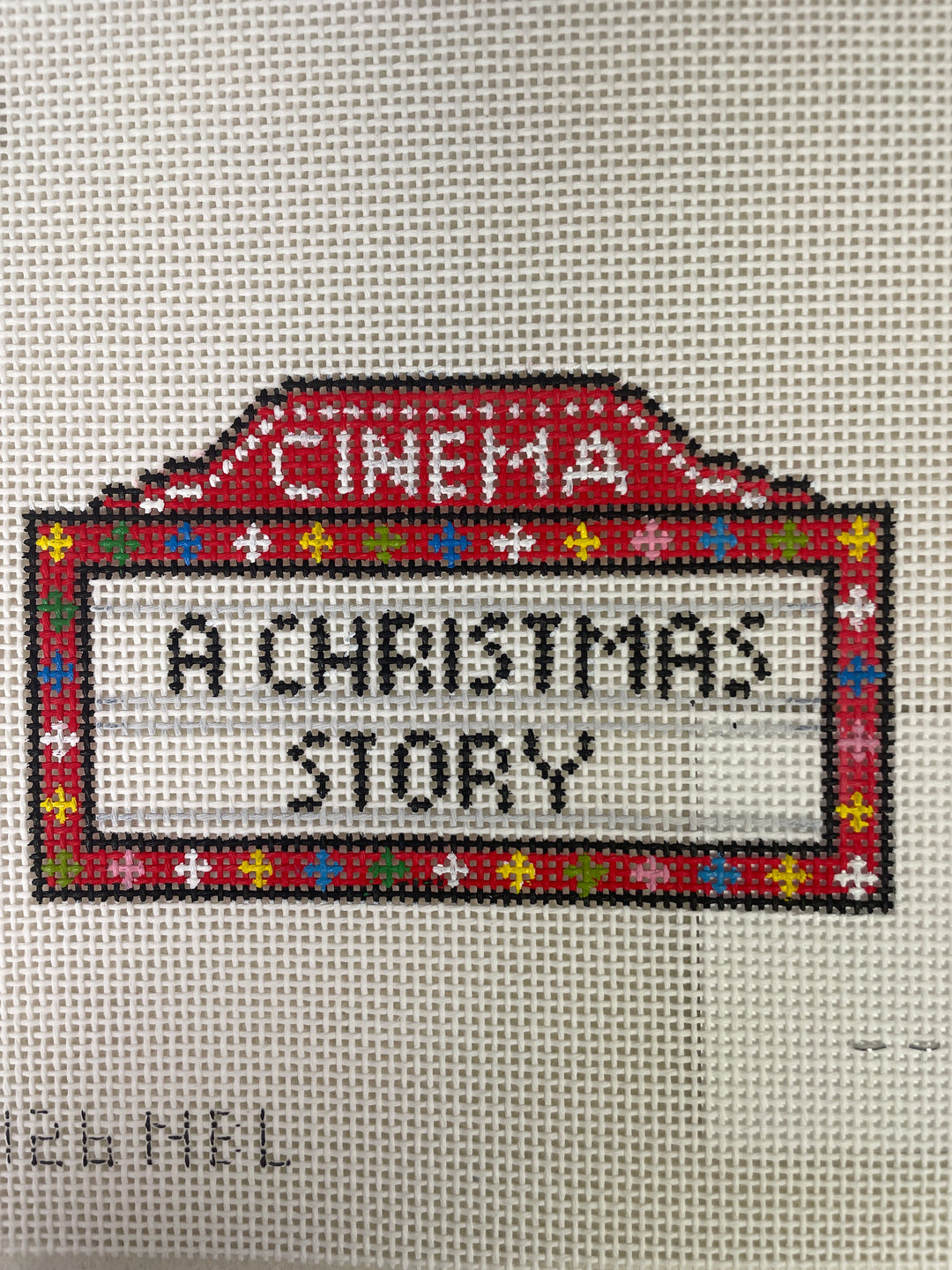 * Blue Waters Needlepoint / Needlepoint by Laura 2126 Marquee-A Christmas Story