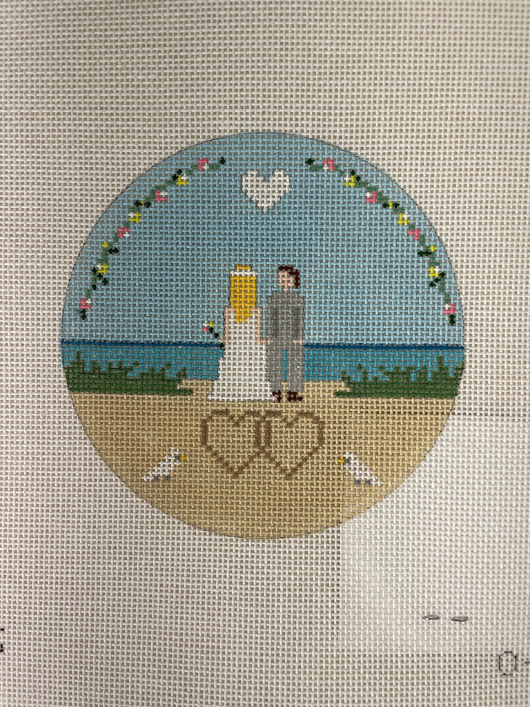 * Doolittle Stitchery O130 Beach Wedding