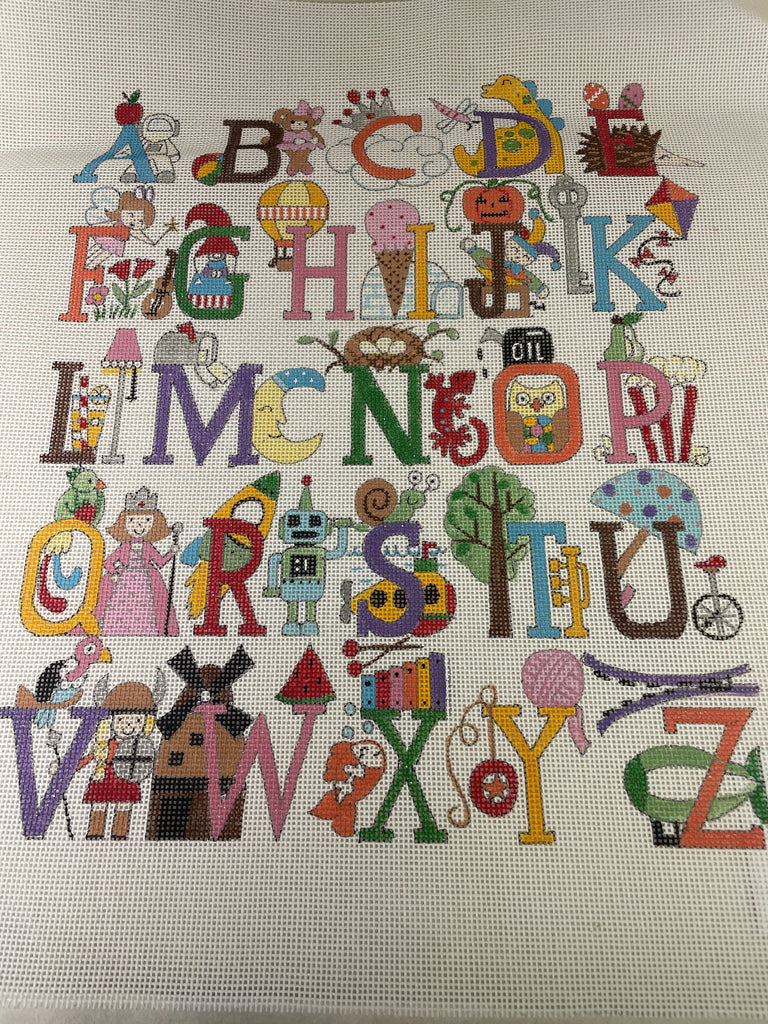 Alice Peterson 3092 Upper Case Alphabet Canvas