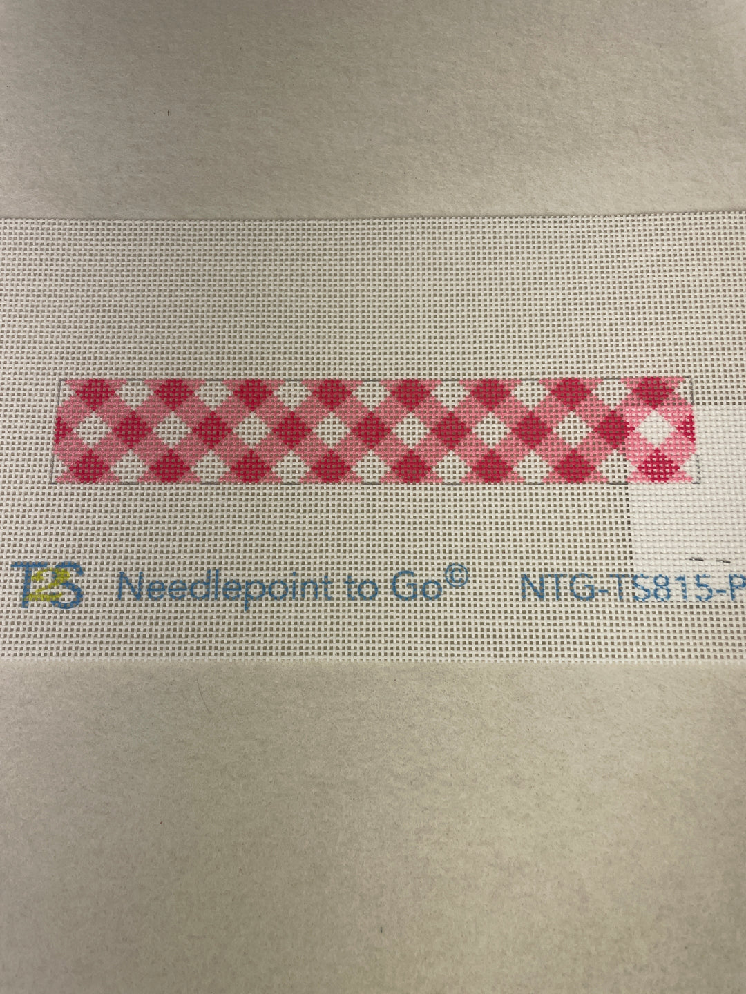 Kirk & Bradley TS815P Pink Gingham Key Fob