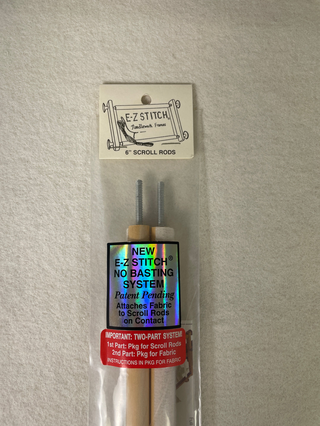 EZ Stitch Scroll Rods- 6in