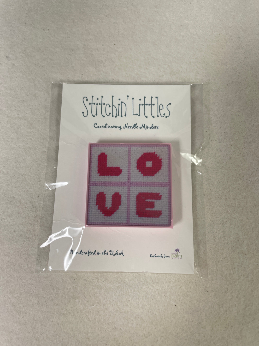 *Purple Palm Designs Stitchin' Littles Love Needleminder