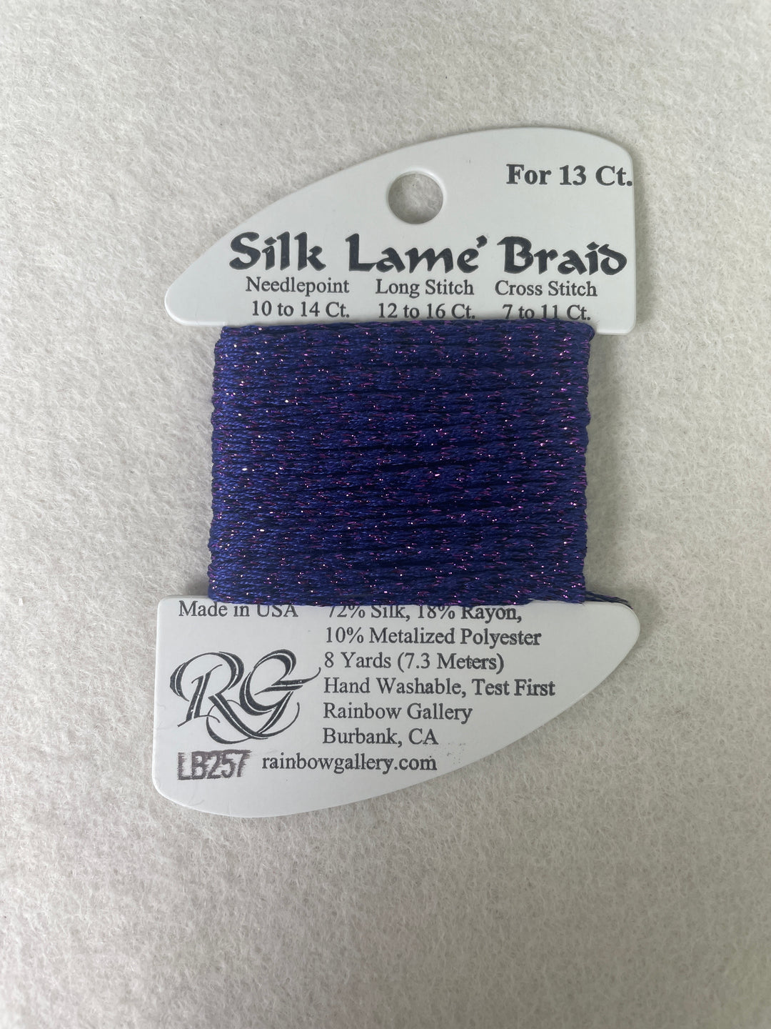 Silk Lame Braid LB257 Boysenberry