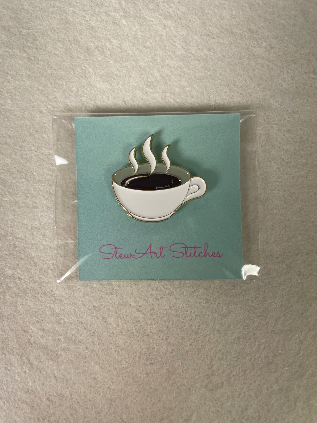 *StewArt Stitches Coffee Needleminder