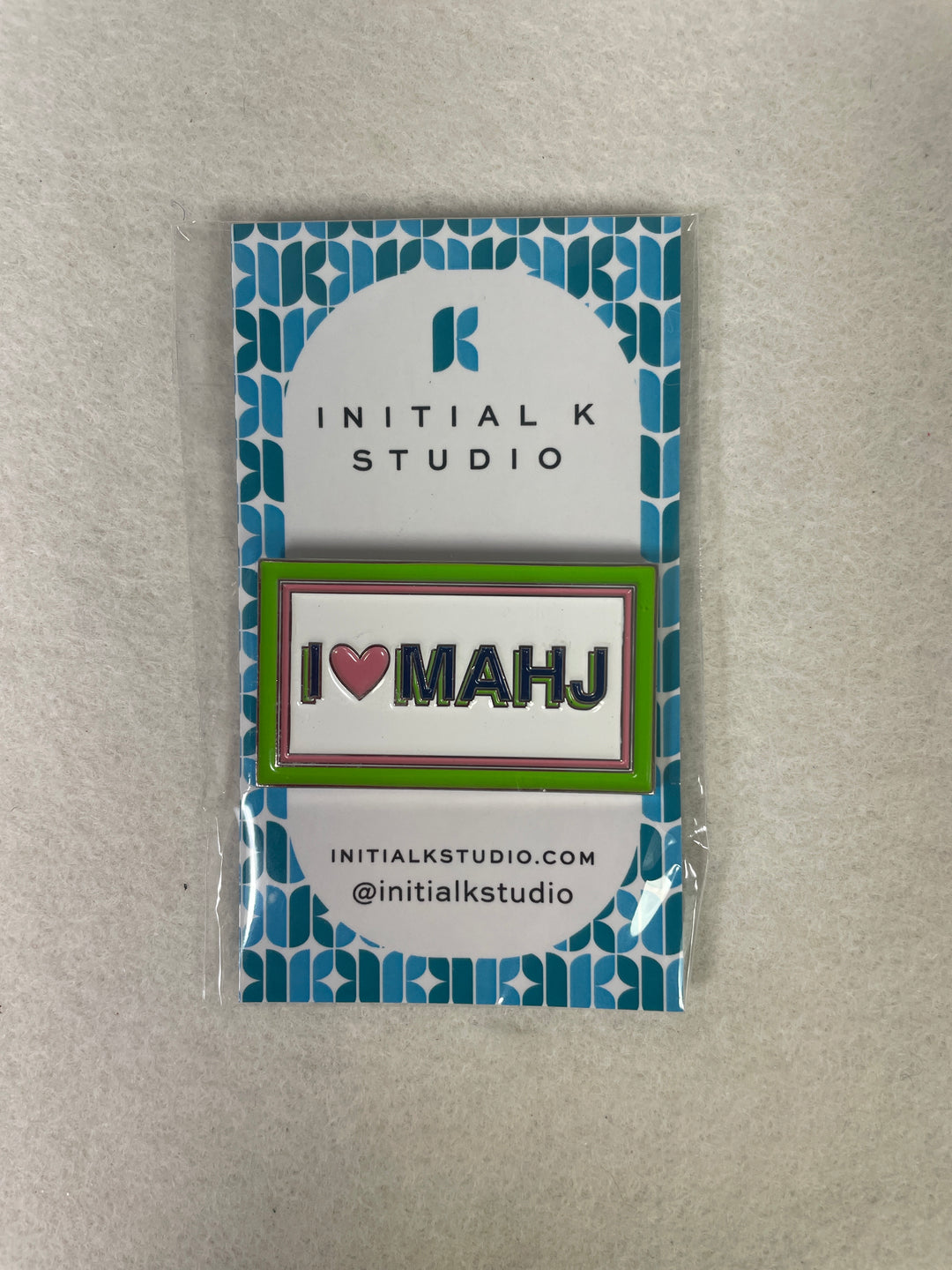 * Initial K Studio I Heart Mahj Needle Minder