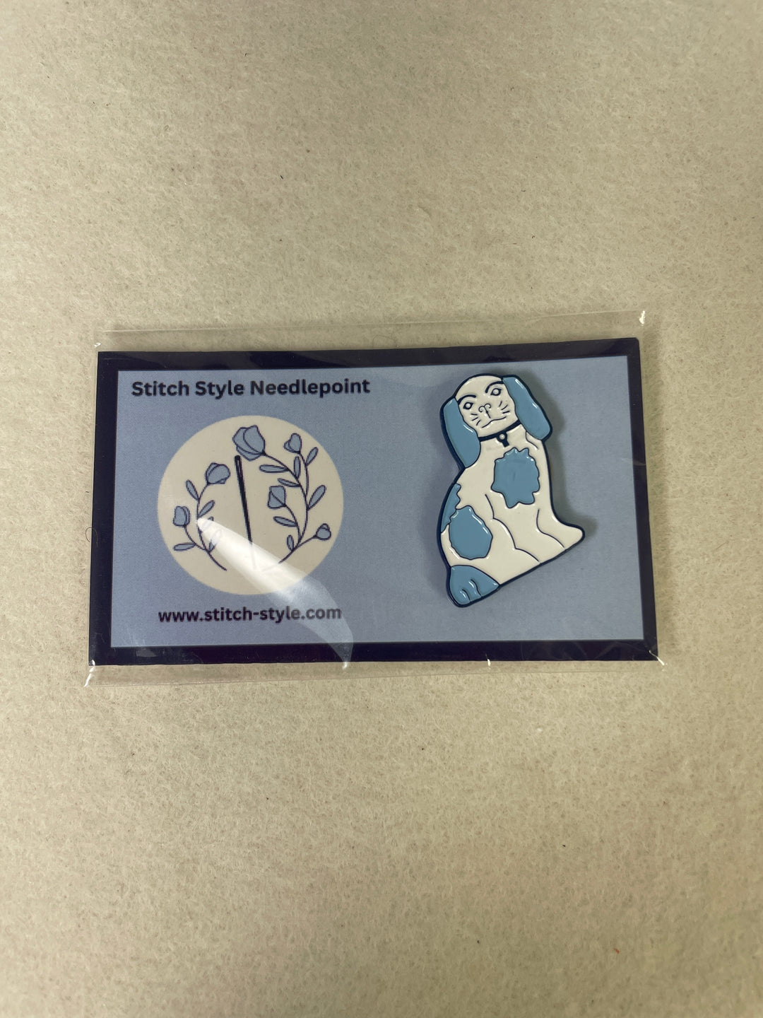 Stitch Style Staffordshire Dog Needle Minder
