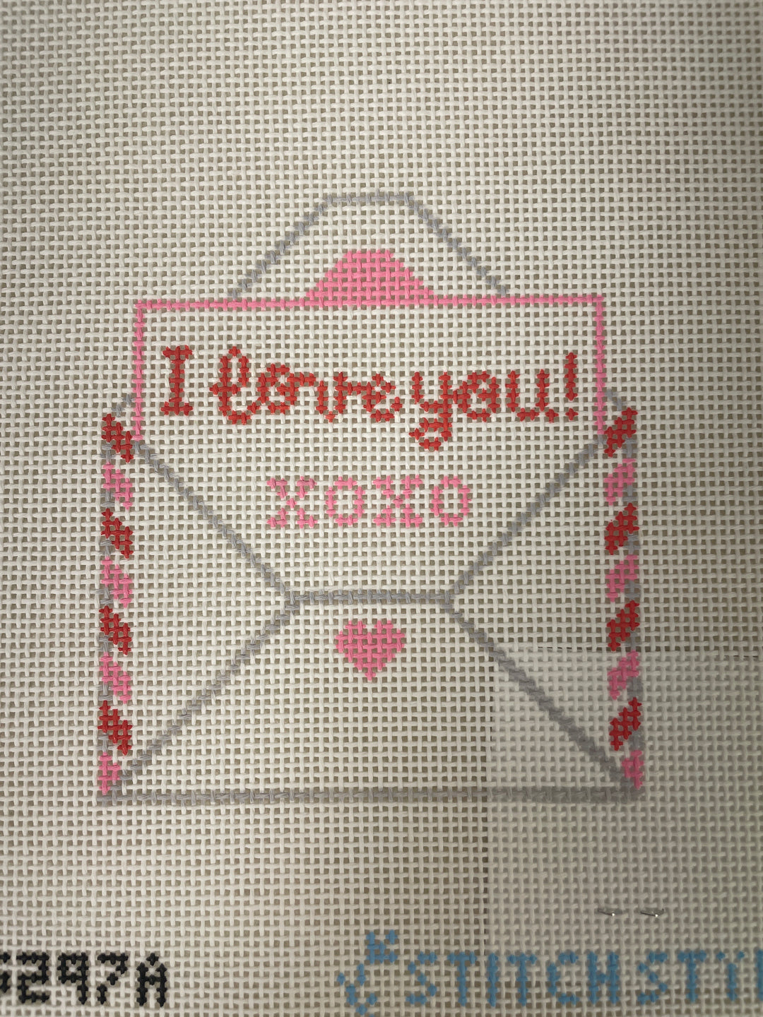 * Stitch Style SS297A I Love You Valentine- Pink