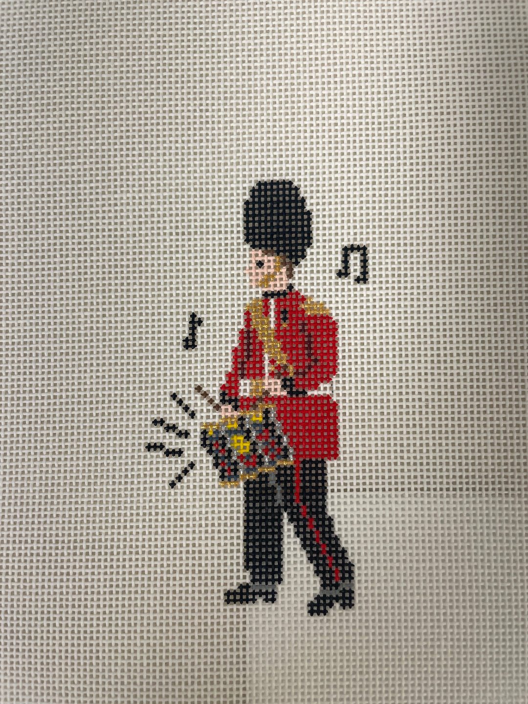 * Stitch Style SS189D London Guard Needlepoint Canvas- Drums