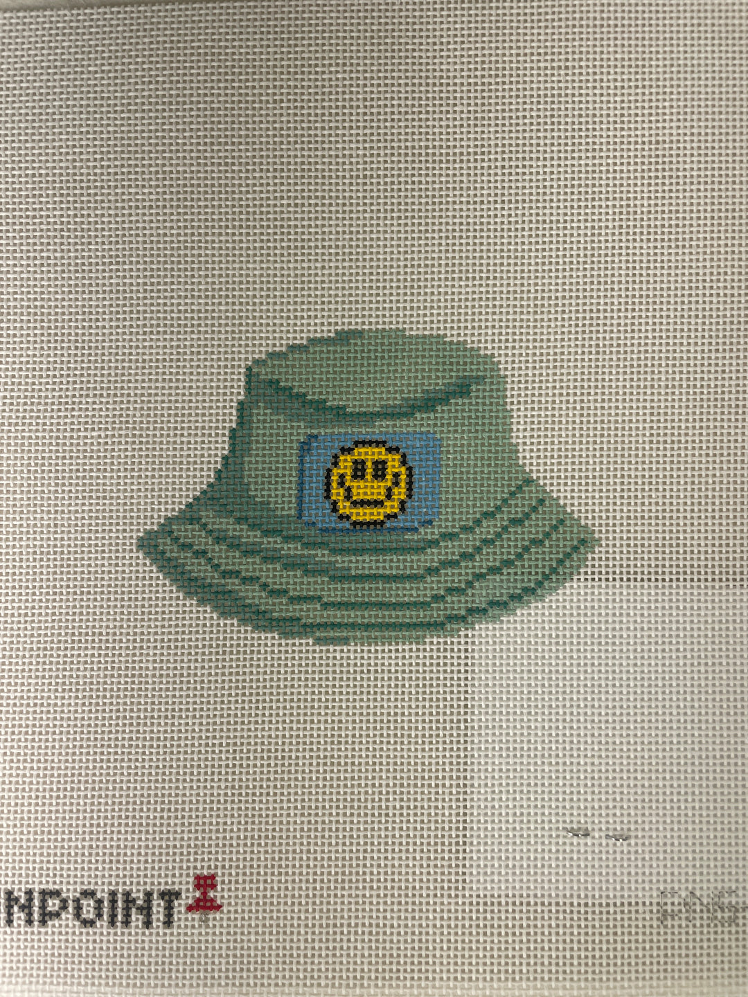 Pinpoint Needlepoint PNS45 Smiley Face Bucket Hat