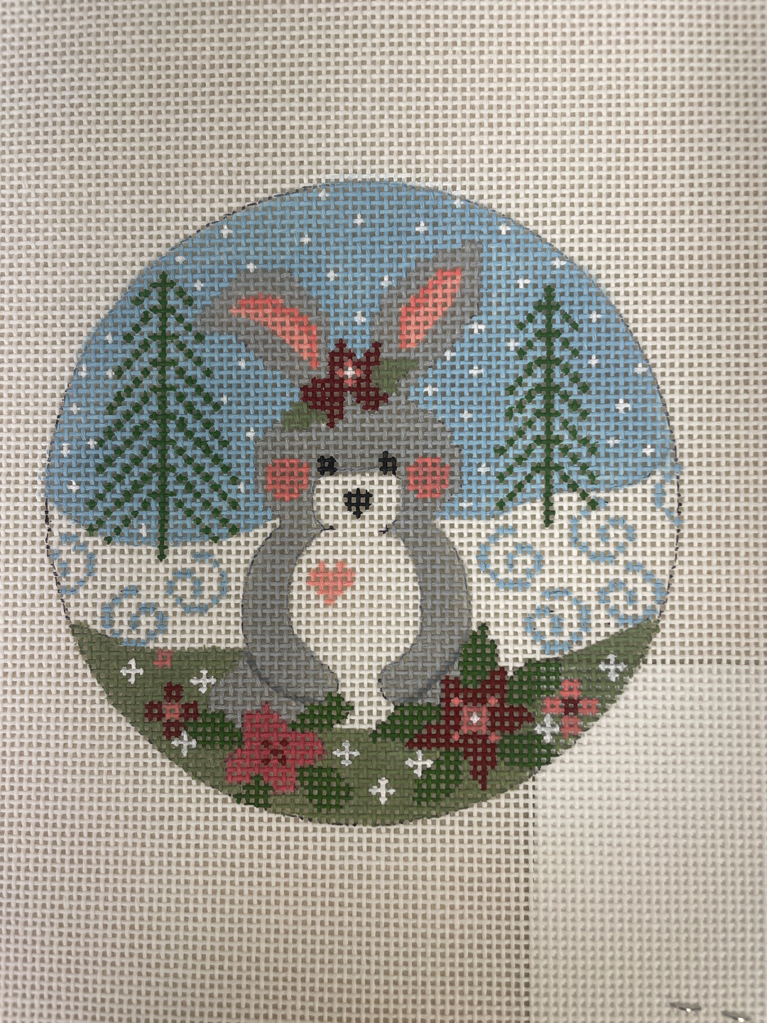 Danji CH1365 Woodland Creatures Round- Bunny