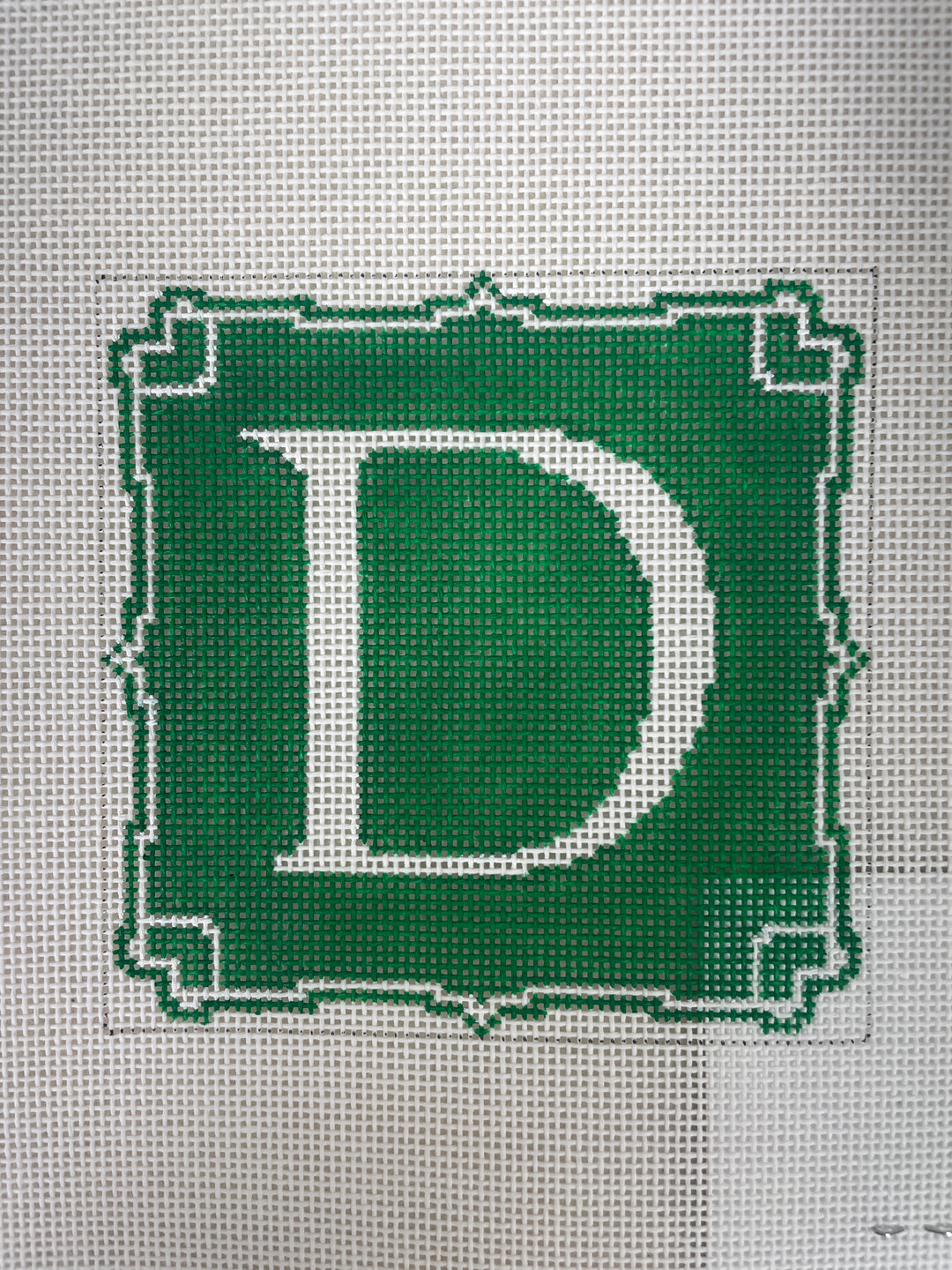A Stitch in Time 495D Letter "D" Coaster