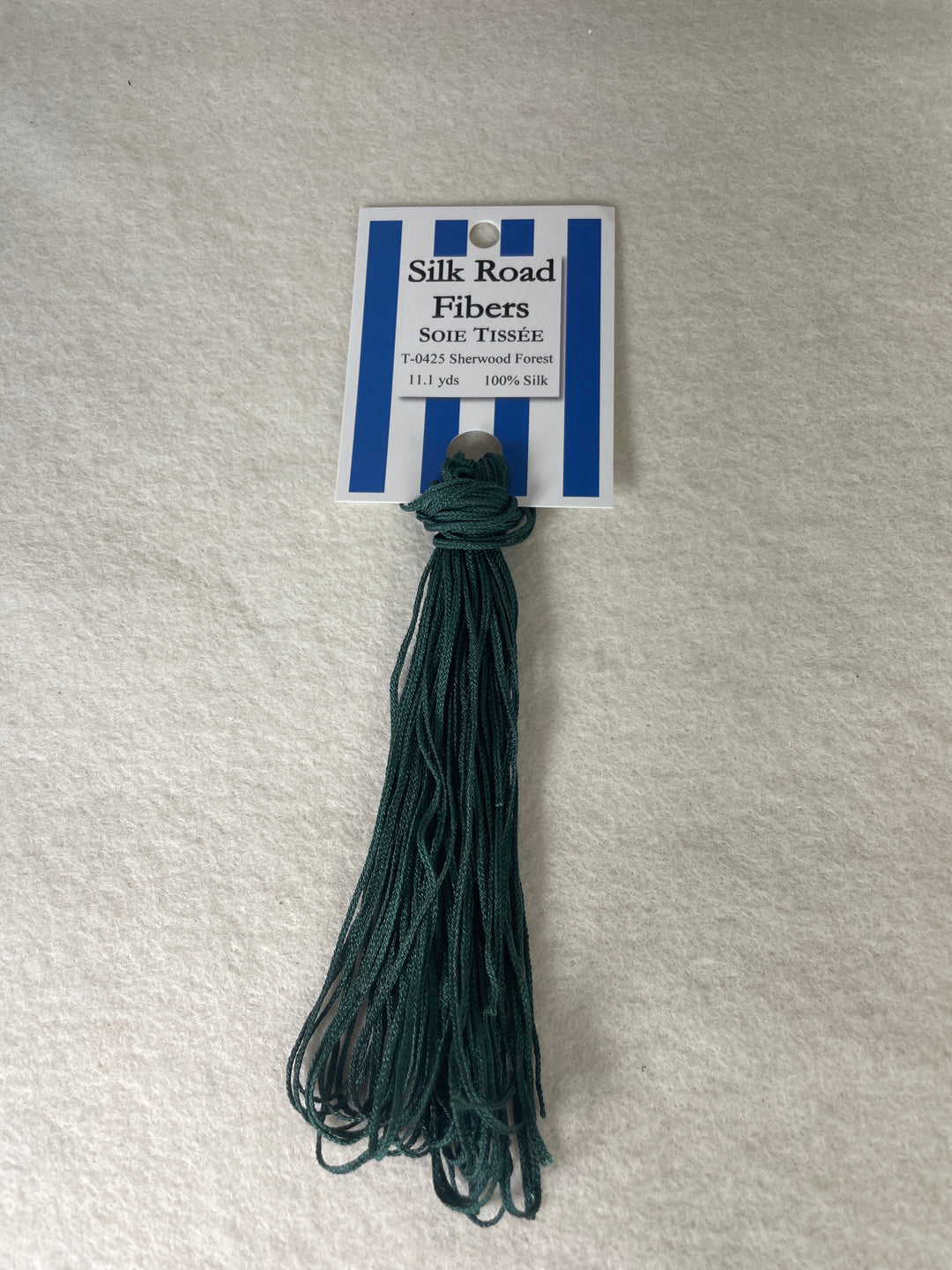 Silk Road Fibers T-0425 Sherwood Forest Soie Tissee