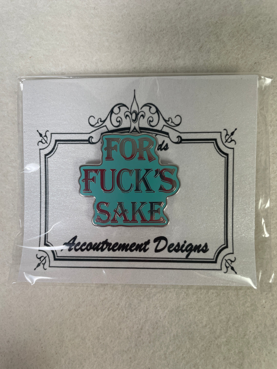 Accoutrement Designs- For F@ck's Sake Needleminder- blue