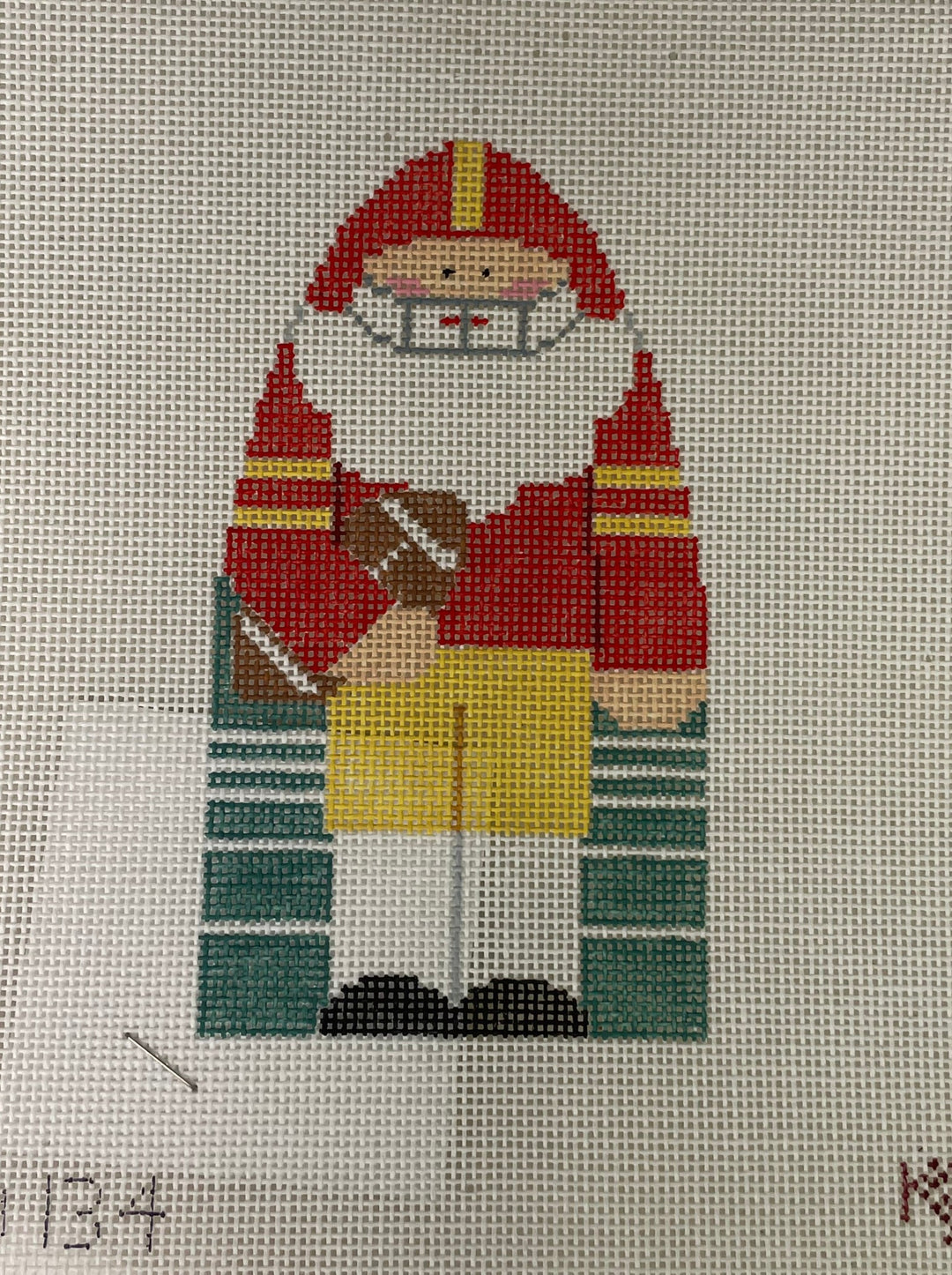 *SALE Kathy Schenkel CO134 Football Santa