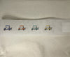 *Elm Tree Needlepoint Designs B246 Colorful Golf Carts Belt