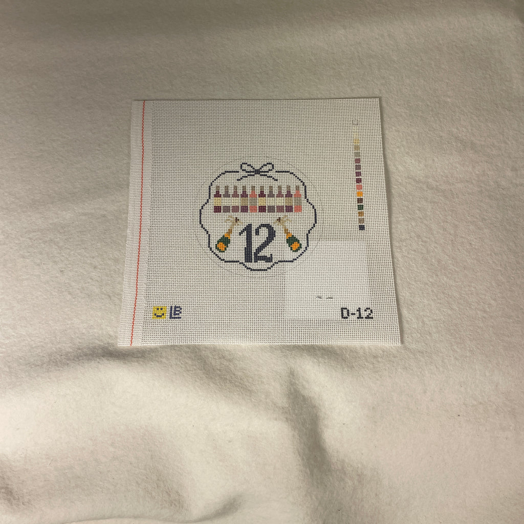 * Lauren Bloch  D12- 12 Days of Needlepoint- Twelve ways to Celebrate!